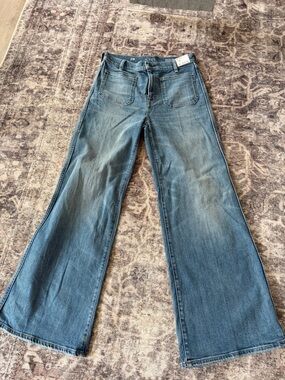 J. Crew Women's Patch-pocket denim trouser jean